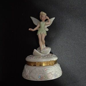 Lenox Fairy Figurine with Green Dress and Pastel Accents also has a charm